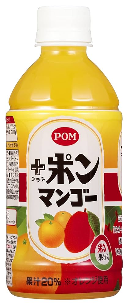 Amazon.co.jp: POM(ポン) えひめ飲料プラスマンゴー 350ml×24本